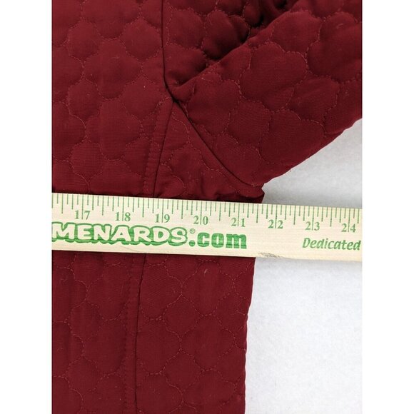 St. John's Bay Women's Quilted Jacket Size Large Red - Picture 7 of 14